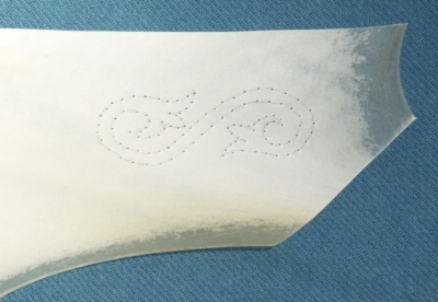 Stickmusterschablone "Dreiblatt"