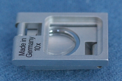 Fadenzähler 10fach-Vergrößerung, Metall