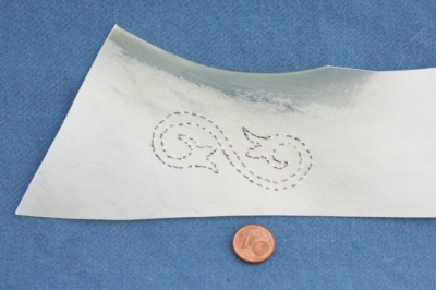 Stickmusterschablone "Dreiblatt"