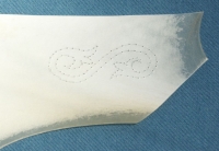 Stickmusterschablone "Dreiblatt"
