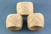 Leinenzwirn goldbeige